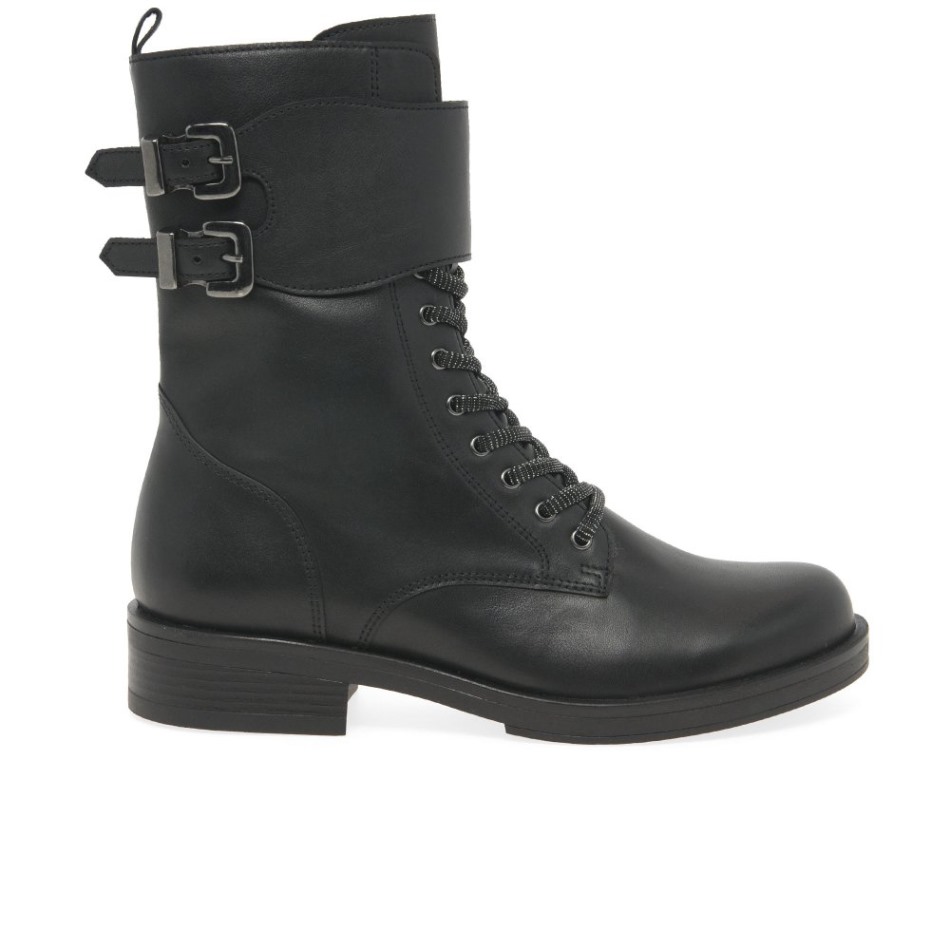 Bottes Motardes Femme Hind Noir Gabor | Exclusif